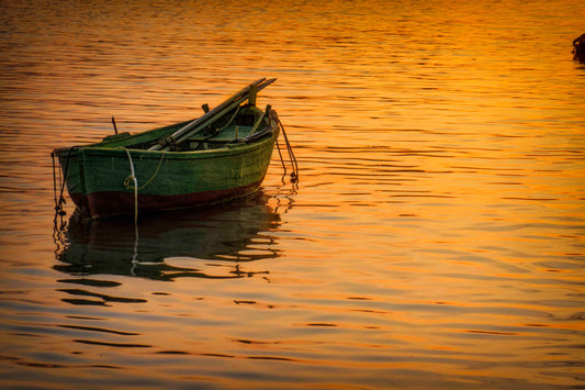 Sunset on Boat